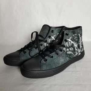 RAAD Beast Mode Gorilla Canvas High Top Shoes Sz 9.5